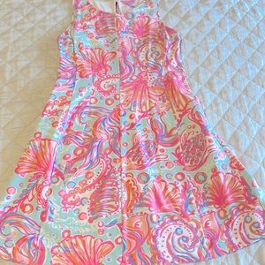 Terry cloth lined A-line Lilly dress